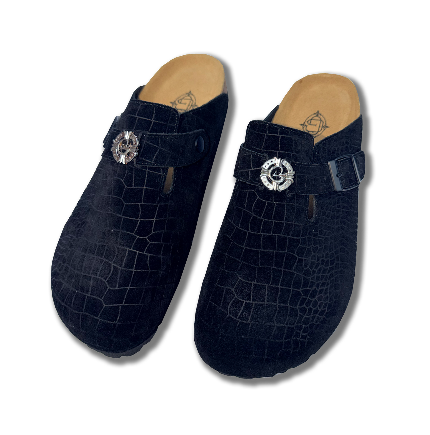 Black Cayman Mules