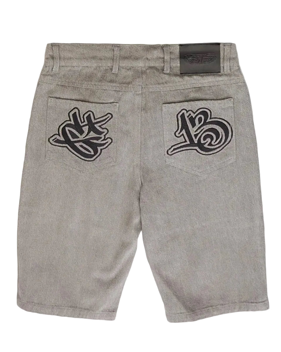G-13 Black Jorts back