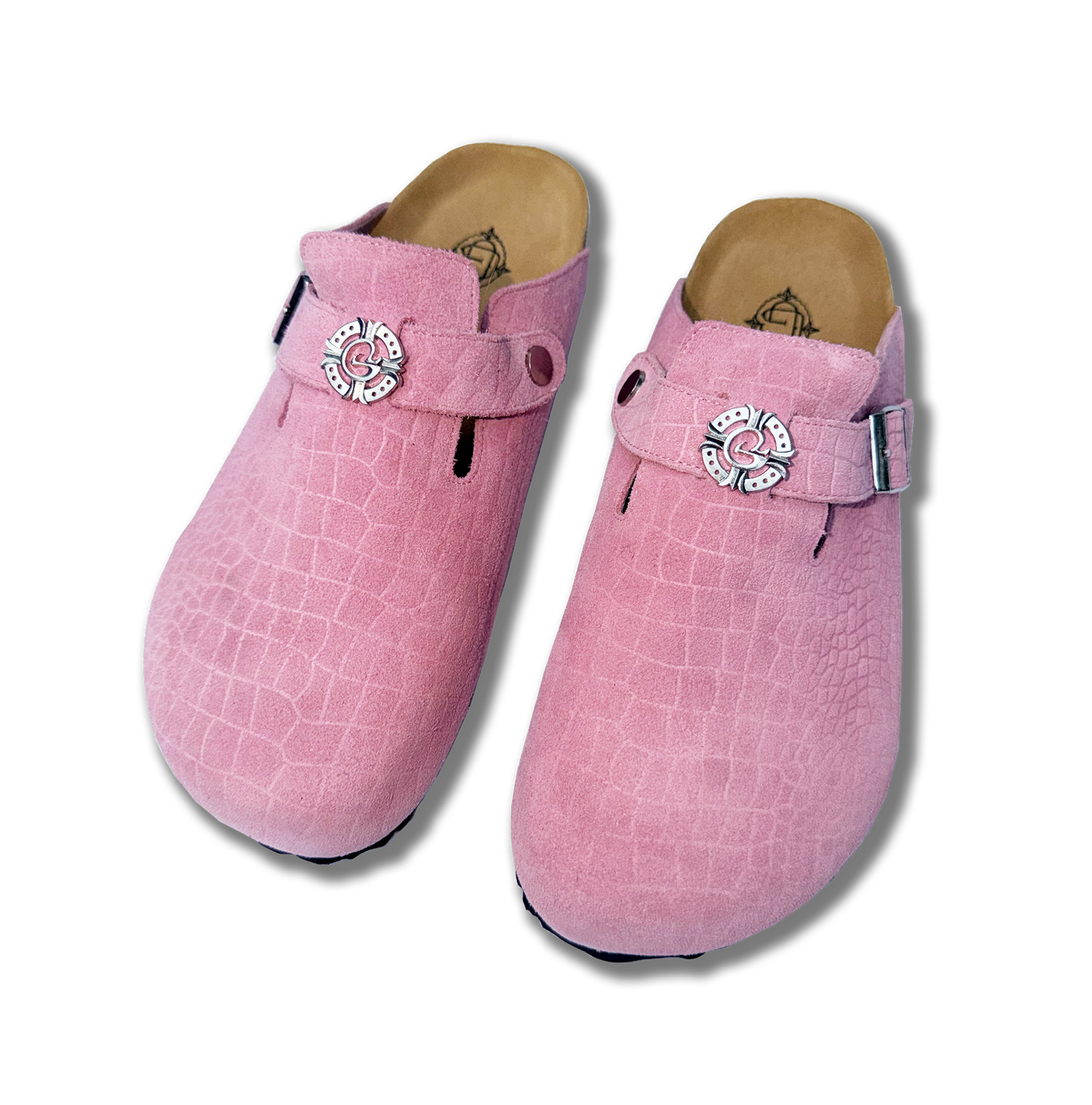 Pink Cayman Mules